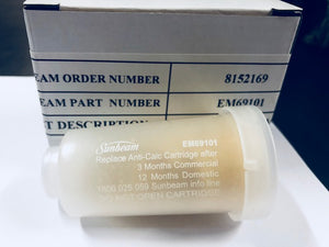 Sunbeam EM69101 Filter Anti-Calc Cartridge - Espresso Doctor