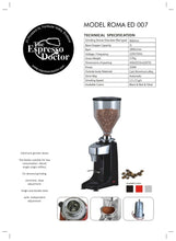 Espresso Doctor Grinder On Demand ROMA ED007 - Espresso Doctor